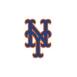 new york mets logo mlb embroidery design