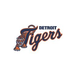 detroit tigers curves tiger logo machine embroidery design