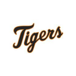 detroit tigers curves transparent logo machine embroidery file