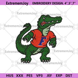 florida gators iconic logo embroidery files, ncaa embroidery files, florida gators file