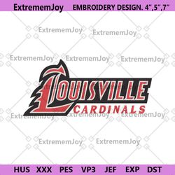 louisville cardinals ncaa logo machine embroidery design, ncaa cardinals logo digital download, louisville cardinals wo