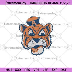 auburn tigers head embroidery files, ncaa embroidery files, auburn tigers file