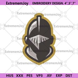 army black knights head embroidery files, ncaa embroidery files, army black knights file