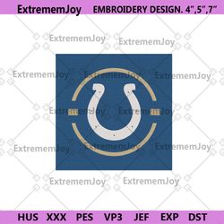 indianapolis colts symbol logo machine embroidery