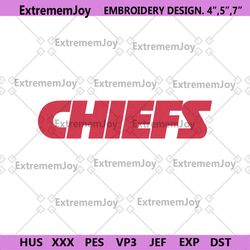 chiefs embroidery files, nfl embroidery files, kansas city chiefs file