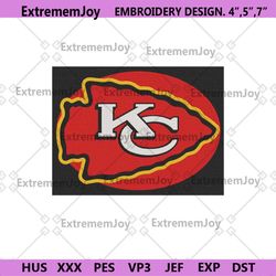 kansas city chiefs embroidery design, nfl embroidery designs, kansas city chiefs file