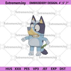 bluey embroidery file, bluey characters embroidery download file, bluey cartoon characters file embroidery