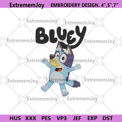 bluey embroidery digital instant, funny bluey embroidery instant download, bluey heeler embroidery