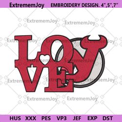 new jersey devils embroidery files, nhl embroidery files, new jersey devils file