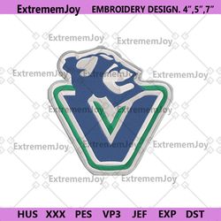 vancouver canucks embroidery digital, vancouver canucks nhl embroidery file, nhl embroidery download