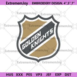 golden knights logo embroidery digitals, vegas golden knights machine embroidery designs, nhl embroidery files download