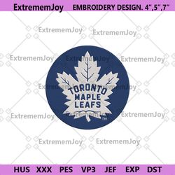 toronto maple leafs nhl embroidery file, toronto maple leafs logo embroidery design, nhl embroidery digital