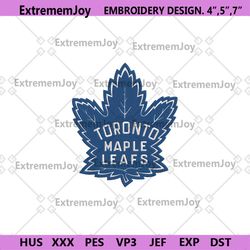 toronto maple leafs embroidery file, toronto maple leafs hockey embroidery download design, nhl embroidery