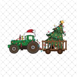 christmas farm house tractor christmas png