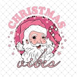 christmas vibes print template, black santa claus with pink hat