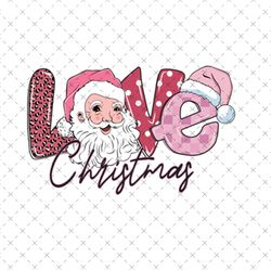 love santa claus christmas sublimation png