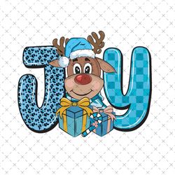 joy christmas with reindeer winter sublimation png