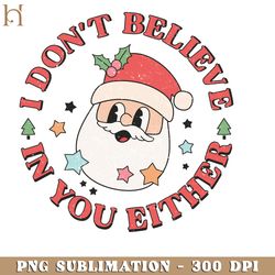 about retro christmas funny santa sublimation graphic