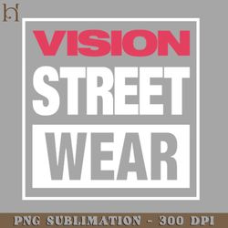 vision street wear 80s skateboarding retro 1980s classic png download