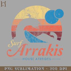 visit arrakis vintage distressed surf dune sci fi png download