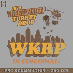 wkr in cincinnati 1978 thanksgiving turkey drop png download