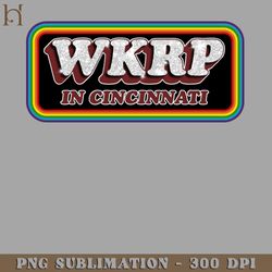 wkr in cincinnati retro rainbow fanart design png download