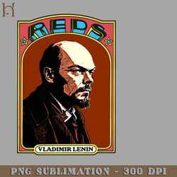 vladimir lenin retro communist trading card digital download png download