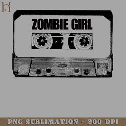 zombie girl cassette tape 8035 png download