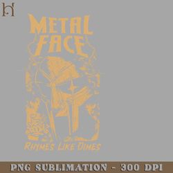 vintage bootleg metal face brown hiphop png download