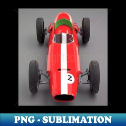 vintage red sports F1 sports car No2 - Stylish Sublimation Digital Download - Capture Imagination with Every Detail