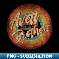 The Avett Brothers Vintage Circle Art - Stylish Sublimation Digital Download - Unleash Your Creativity