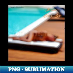 bienvenue au cap dagde blurred nude pool photograph - unique sublimation png download - bring your designs to life