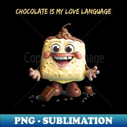 chocolate lover - vintage sublimation png download - transform your sublimation creations