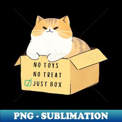 cat loves boxes - artistic sublimation digital file - enhance your apparel with stunning detail