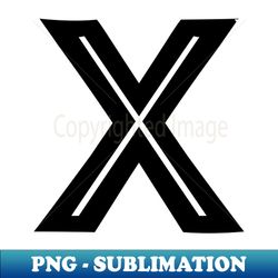 Alphabet Letter X - Aesthetic Sublimation Digital File - Perfect for Creative Projects