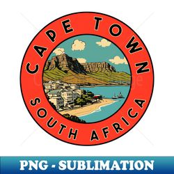 cape town south africa - sublimation-ready png file - perfect for sublimation art