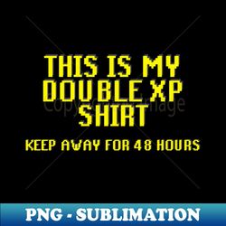 runescape double xp shirt - modern sublimation png file - instantly transform your sublimation projects