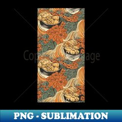 asian food pattern foodie gift ramen lover - unique sublimation png download - transform your sublimation creations