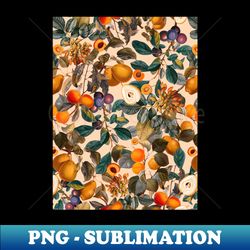 vintage fruit pattern ix - vintage sublimation png download - instantly transform your sublimation projects