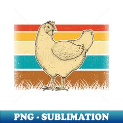 funny retro vintage chicken farm poultry farmer gift - sublimation-ready png file - defying the norms