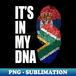 serbian and south african vintage heritage dna flag - premium png sublimation file - unleash your inner rebellion