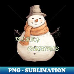 snowman - retro png sublimation digital download - add a festive touch to every day