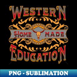 western homemade education - instant sublimation digital download - stunning sublimation graphics