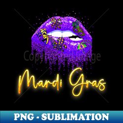 carnival funny mardi gras lips queen - png transparent digital download file for sublimation - bring your designs to life