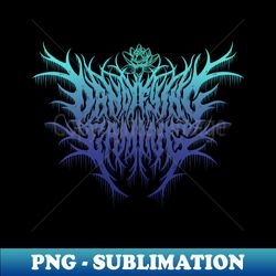 dandifying gaming metal band blue - elegant sublimation png download - unleash your inner rebellion