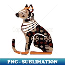 ethnic cat - modern sublimation png file - unlock vibrant sublimation designs