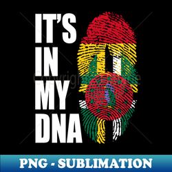 ghanaian and dominica mix heritage dna flag - exclusive sublimation digital file - bold & eye-catching