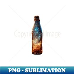 magick bottle with universe - signature sublimation png file - instantly transform your sublimation projects