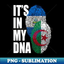 nicaraguan and algerian mix dna flag heritage gift - unique sublimation png download - perfect for creative projects