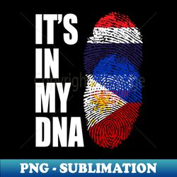 thai and filipino vintage heritage dna flag - digital sublimation download file - bring your designs to life